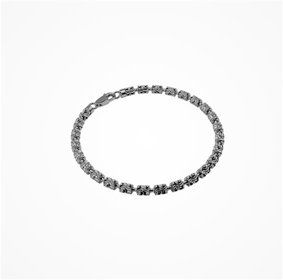 Bracciale Desmos Uomo in Argento BARREL TYPHOON 4 GM 20 - BARREL TYPHOON 4 GM 20
